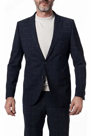 Cg Herren Sakko kariert Slim Fit