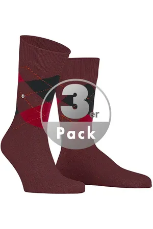 Burlington Herren Socken Schur-Wolle Gemustert
