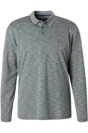 Ragman Herren Polo-Shirt meliert