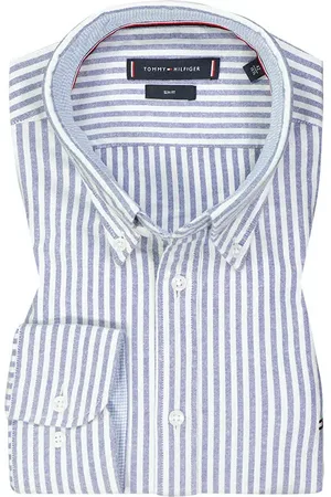 Tommy Hilfiger Herren Hemd gestreift Slim Fit