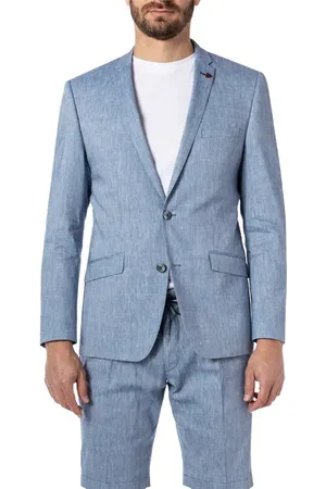 Roy Robson Herren Sakko meliert Slim Fit