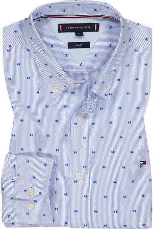 Tommy Hilfiger Herren Hemd gemustert Slim Fit