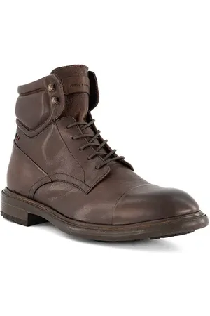 Rosso e Nero Herren Schnürboots Glattleder