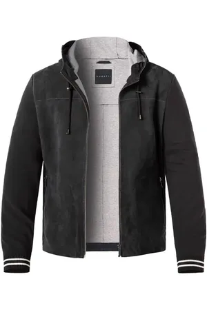 Bugatti Herren Lederjacke unifarben