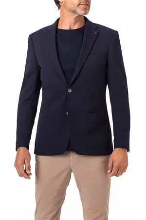 Roy Robson Herren Sakko meliert Slim Fit