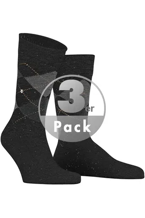 Burlington Herren Socken Schur-Wolle Gemustert