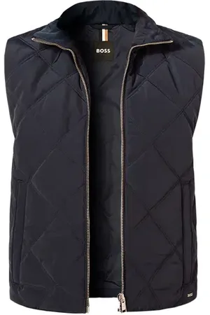 HUGO BOSS Herren Steppweste unifarben