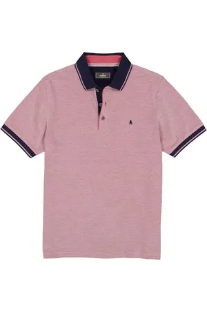 Ragman Herren Polo-Shirt meliert