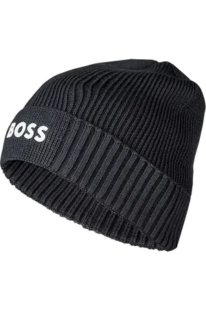 HUGO BOSS Herren Strickmütze Baumwolle & Mix
