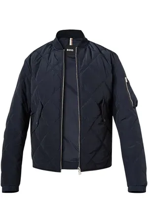 HUGO BOSS Herren Steppblouson unifarben