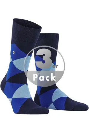 Burlington Herren Socken Baumwolle & Mix Gemustert