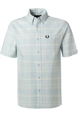 Fred Perry Herren Kurzarmhemd kariert