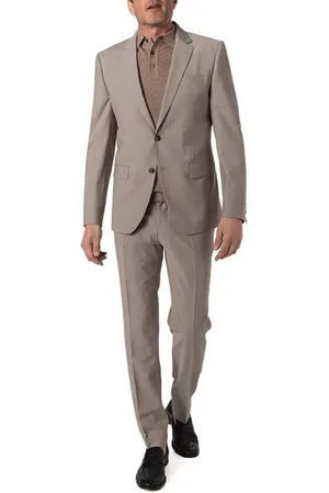 HUGO BOSS Herren Anzug meliert Slim Fit