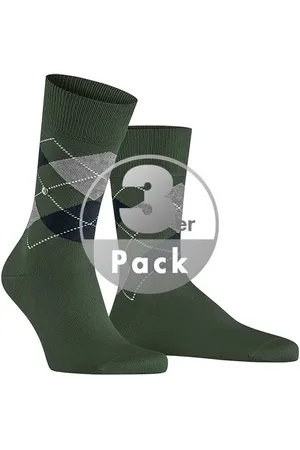 Burlington Herren Socken Baumwolle & Mix Gemustert