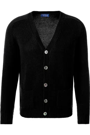 Cipriani Herren Cardigan unifarben