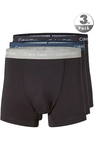 Calvin Klein Herren Trunks Baumwolle & Mix unifarben