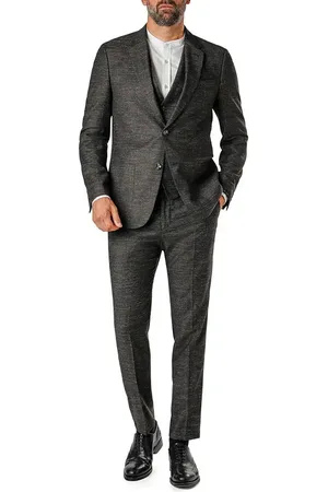 Strellson Herren Anzug meliert Slim Fit