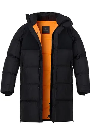 Fire + Ice Herren Daunenmantel unifarben