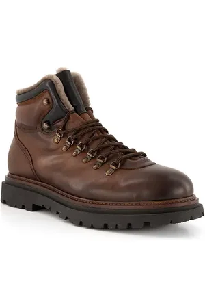 Rosso e Nero Herren Schnürboots Glattleder