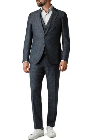 Strellson Herren Anzug meliert Slim Fit