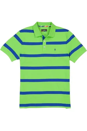 Ragman Herren Polo-Shirt gestreift