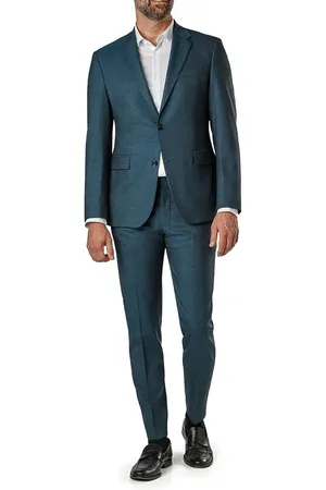Strellson Herren Anzug meliert Slim Fit