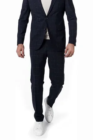 Cg Herren Hose kariert Slim Fit