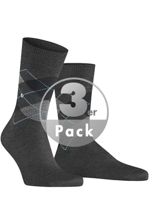 Burlington Herren Socken Baumwolle & Mix Gemustert