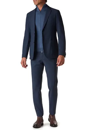 HUGO BOSS Herren Anzug gemustert Slim Fit