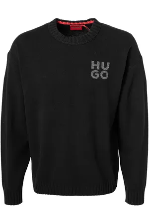 HUGO BOSS Herren Pullover unifarben