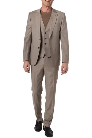HUGO BOSS Herren Anzug meliert Slim Fit