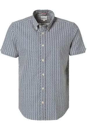 Ben Sherman Herren Kurzarmhemd gemustert