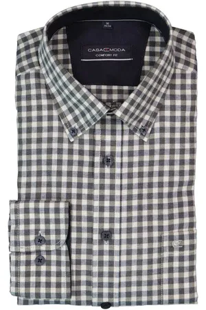 Casa Moda Herren Hemd kariert Comfort Fit