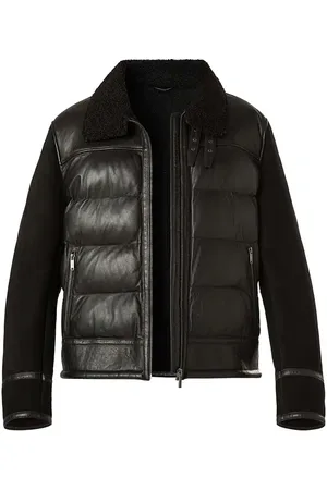 Bugatti Herren Lederjacke unifarben