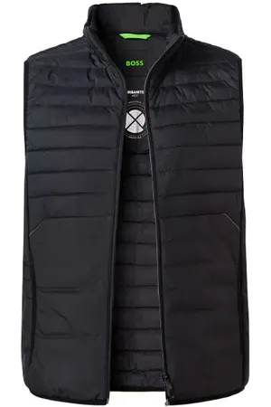 HUGO BOSS Herren Steppweste unifarben