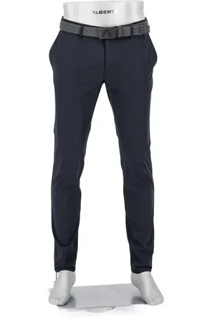 Alberto Herren Hose meliert Slim Fit