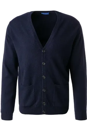 Cipriani Herren Cardigan unifarben