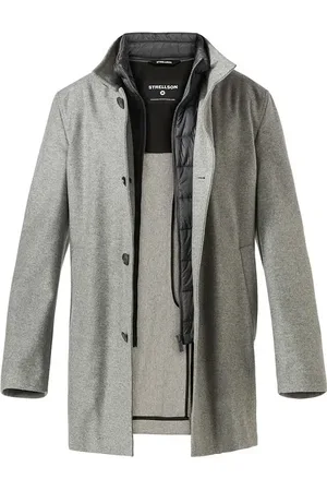Strellson Herren Mantel unifarben