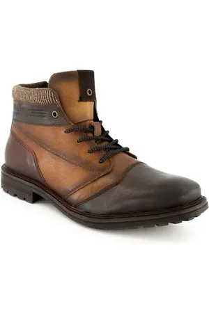 Bugatti Herren Schnürboots Glattleder