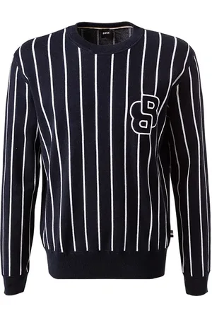HUGO BOSS Herren Pullover Gestreift