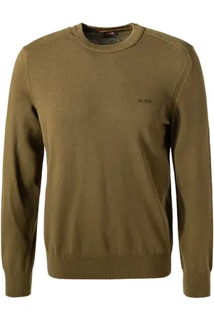 HUGO BOSS Herren Pullover unifarben