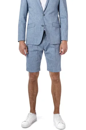 Roy Robson Herren Hose meliert Slim Fit