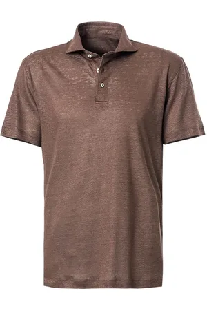 Van Laack Herren Polo-Shirt meliert