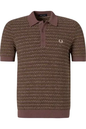 Fred Perry Herren Polo-Shirt gemustert