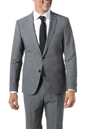 Strellson Herren Sakko meliert Slim Fit