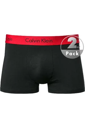 Calvin Klein Herren Trunks Baumwolle & Mix unifarben