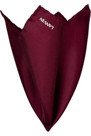 Lanvin Herren Einstecktuch Seide unifarben