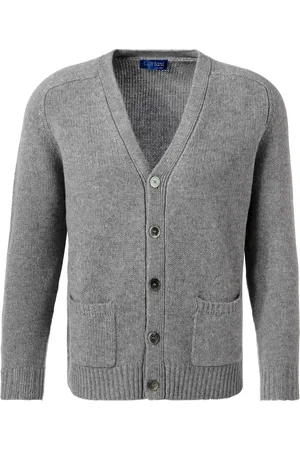 Cipriani Herren Cardigan unifarben