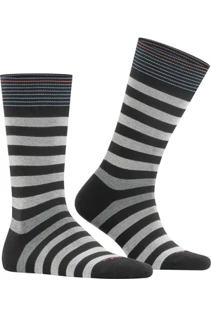 Burlington Herren Socken Baumwolle & Mix Gestreift