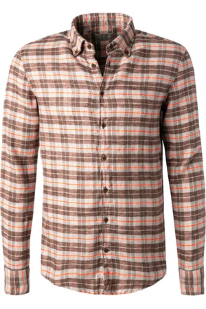 fakts Herren Hemd kariert Slim Fit